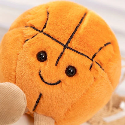Plush Basketball Football Tennis Baseball Stuffed Toy 10-14cm