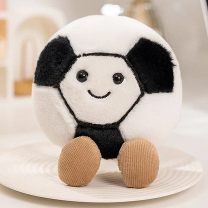 Plush Basketball Football Tennis Baseball Stuffed Toy 10-14cm