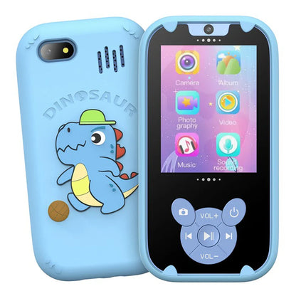 Kids Smart Phone Dual Camera Music Player Blue