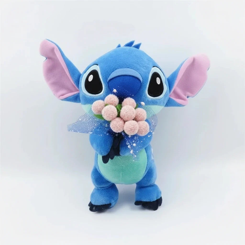 Lilo & Stitch Couple Plush Models | Cute Cartoon Stuffed Dolls • Kawaii Pendant Toys Multi 4-22cm