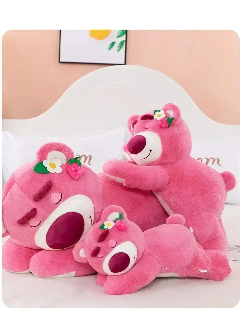 Plush Lotso Pink Bear Strawberry Stuffed Toy 30-50cm
