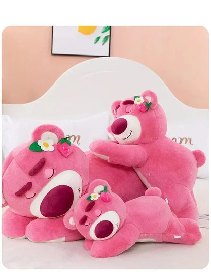 Plush Lotso Pink Bear Strawberry Stuffed Toy 30-50cm