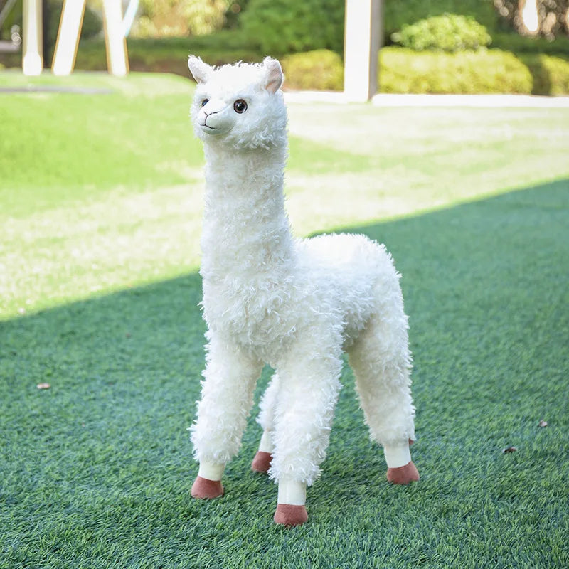 Large Alpaca Plush Stuffed Doll Llama Toy - 38-80CM