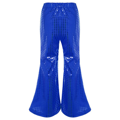Kids Sequin Flared Trousers (Age 24M-16YRS)