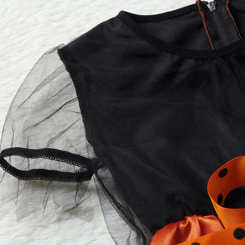Children's Role-playing Witch Costumes Baby Girls Halloween Costumes Cosplay Costumes Kids Dress Performance Costumes