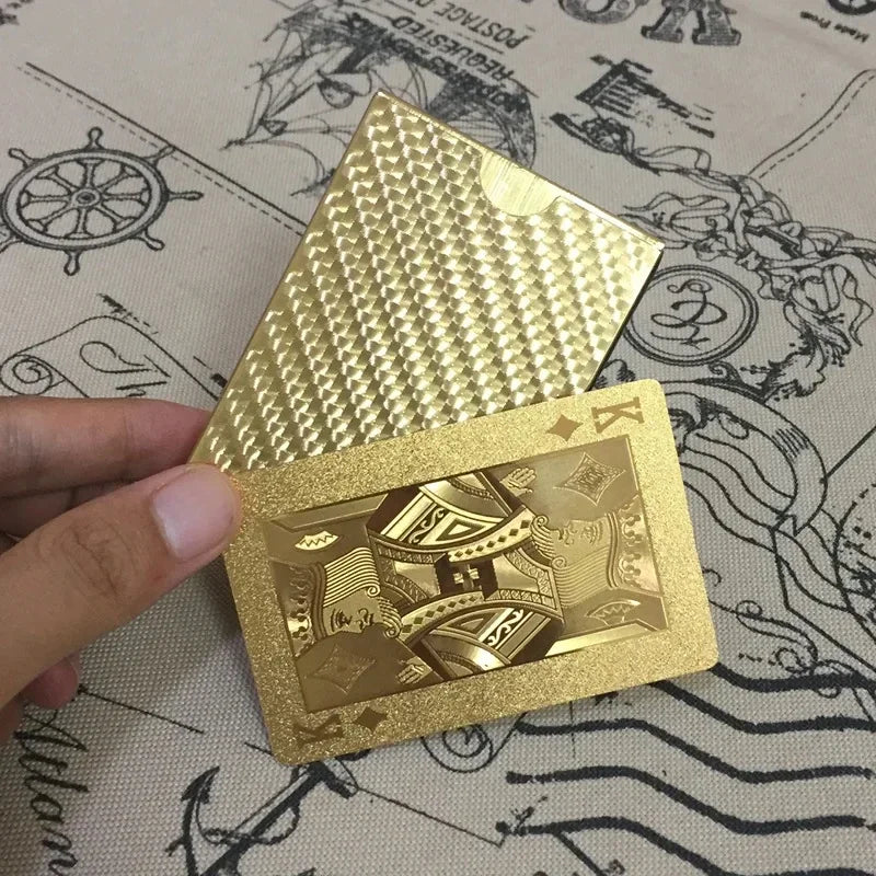 24K Gold Poker Playing Cards Deck