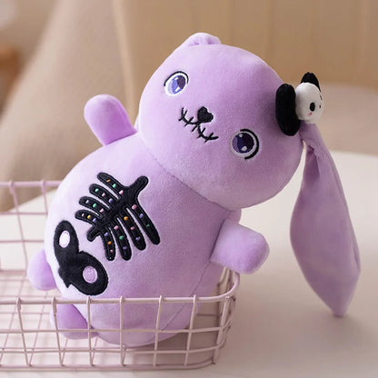 Plush Spooky Skeleton Bunny Rabbit Stuffed Toy 22-30cm