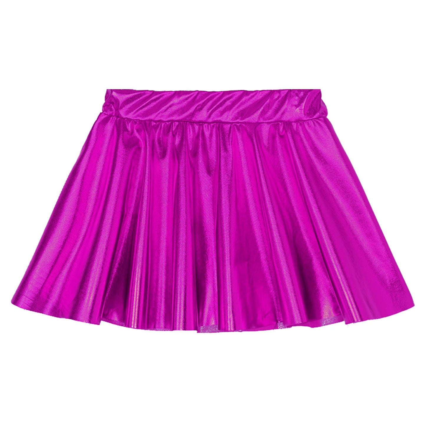 Girls Metallic Pleated Skirt (Age 2-16 YRS)