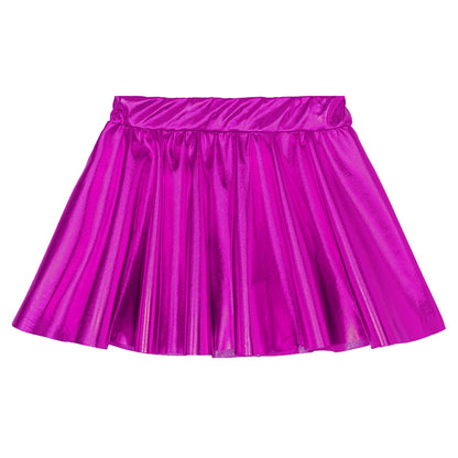 Girls Metallic Pleated Skirt (Age 2-16 YRS)