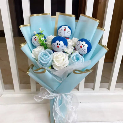Figurines Spider-Man Pikachu Flower Gift Bouquet