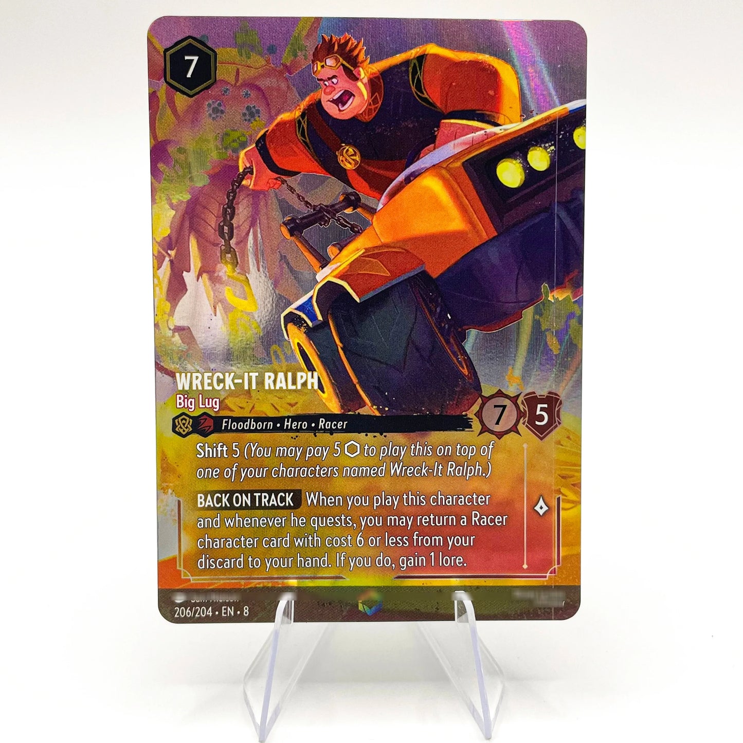 Lorcana Proxy Chapter 8 – Enchanted Foil TCG Card Set | Mushu, Perdita, Bambi, Lilo, Jasmine, Kuzco | English Edition 206-EN-8