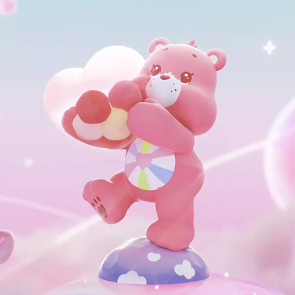 MINISO Care Bears Healing Planet Series Blind Box Mystery Box Caixa Sorpresa Girls Anime Figures Cute Model Birthday Gift Hopeful Heart Bear