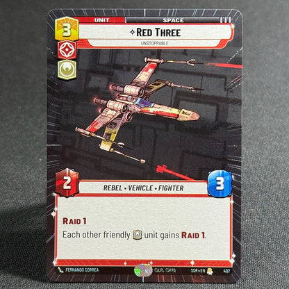 Star Wars Unlimited Proxy Card Set – Red Command Series | Boba Fett, Bodhi Rook, DJ Tech, Aggression & Barrage | Casual Play & Display Red Three(407)