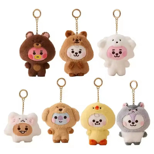 Zoo Series Plush Doll Keychain - 10cm