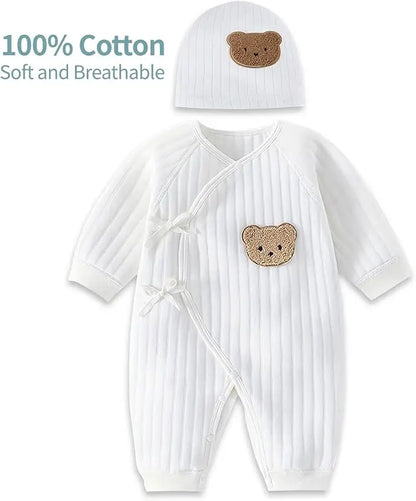 Baby Boys/Girls Onesie Romper (Age Newborn-6M) 2Pcs A