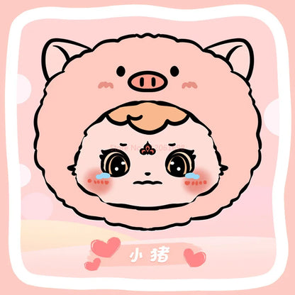 Huoling Family Never End Serie Cute Blind Box Vinyl Doll Mystery Bag Kawai Tide Play Desktop Decoration Collect Pendant Toy Gift