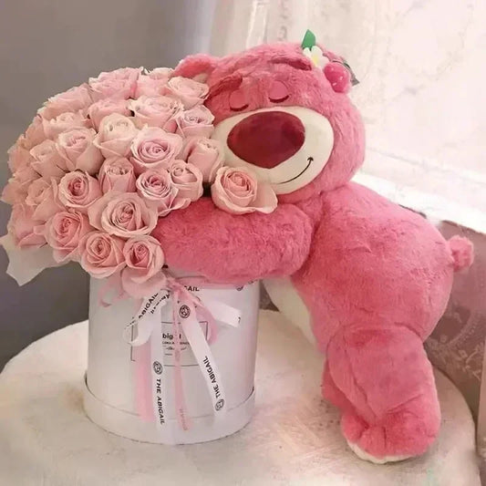 Disney Toy Story Lotso Strawberry Sofa Plush 28-50cm Pink