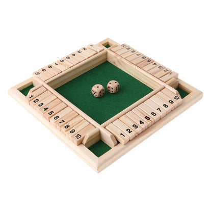 Shut The Box Deluxe Dice Board Box Game