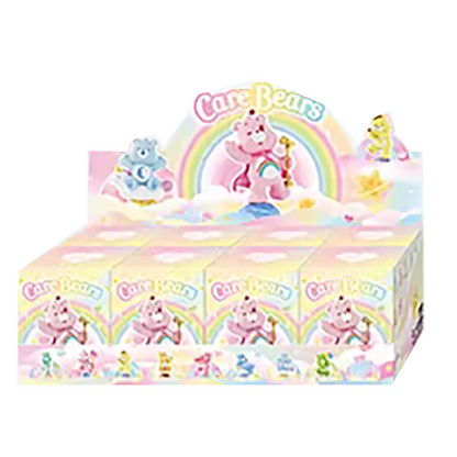 MINISO Care Bears Healing Planet Series Blind Box Mystery Box Caixa Sorpresa Girls Anime Figures Cute Model Birthday Gift 8 Blind Boxes