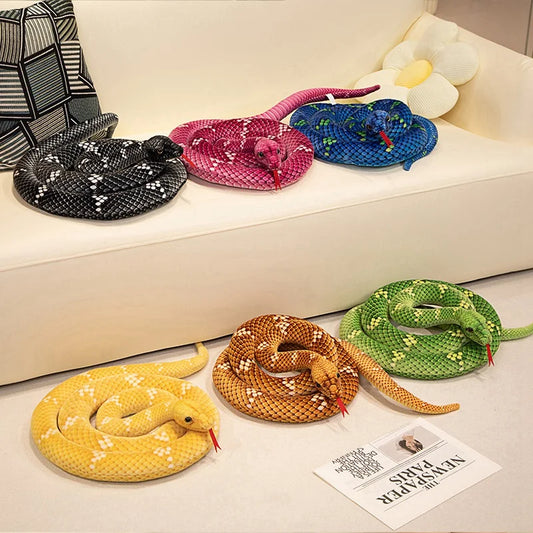 Plush Giant Python Anaconda Snake Stuffed Toy - 70cm