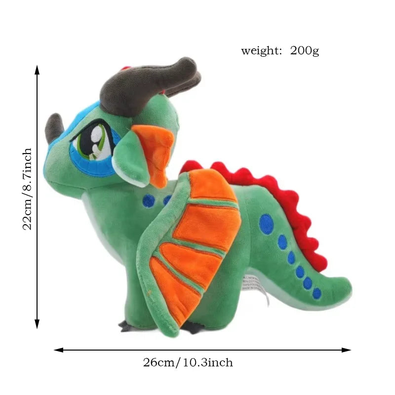 Wings of Fire Plush Toys Dragon Soft Stuffed Animal Doll Cute Companion Special Gift for Kids Boys and Girls or Room Decoration