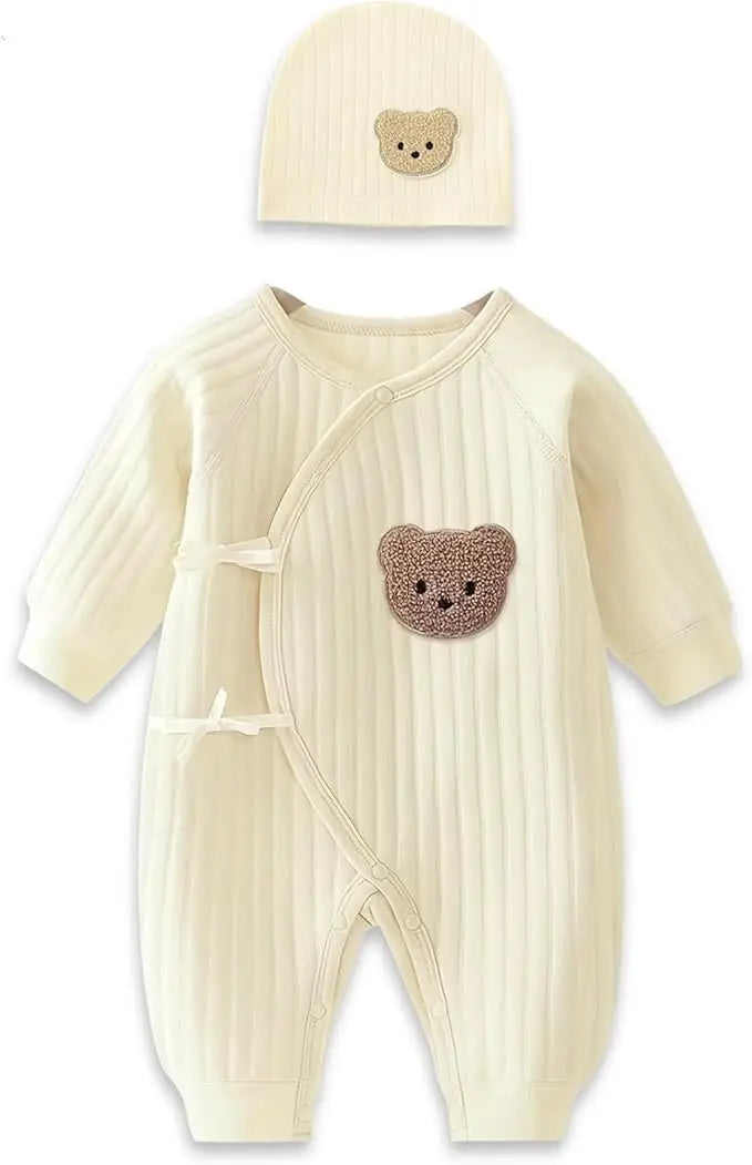 Baby Boys/Girls Onesie Romper (Age Newborn-6M) 2Pcs C