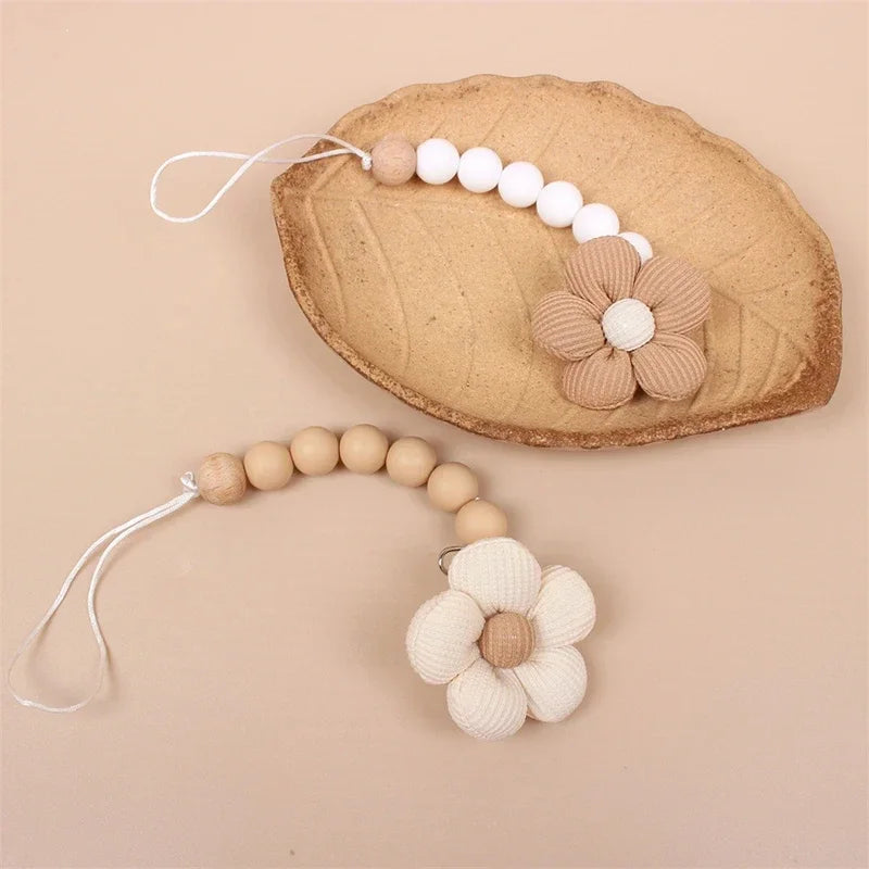 Baby Silicone Flower Pacifier Chain