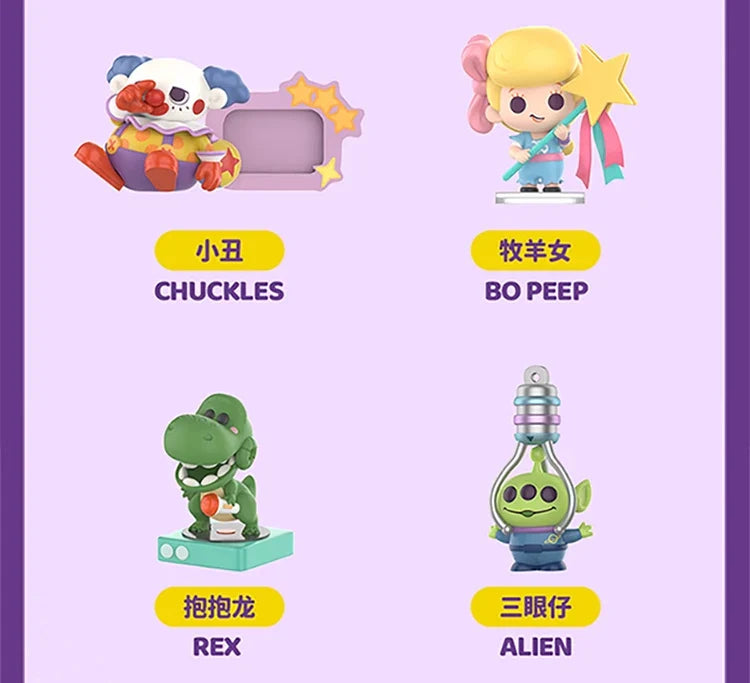 Original Miniso Disney Pixar Toy Story Lifeof Toys Series Mini Edition Doll Lovely Figure Blind Box Pendant Model Kids Toy Gift