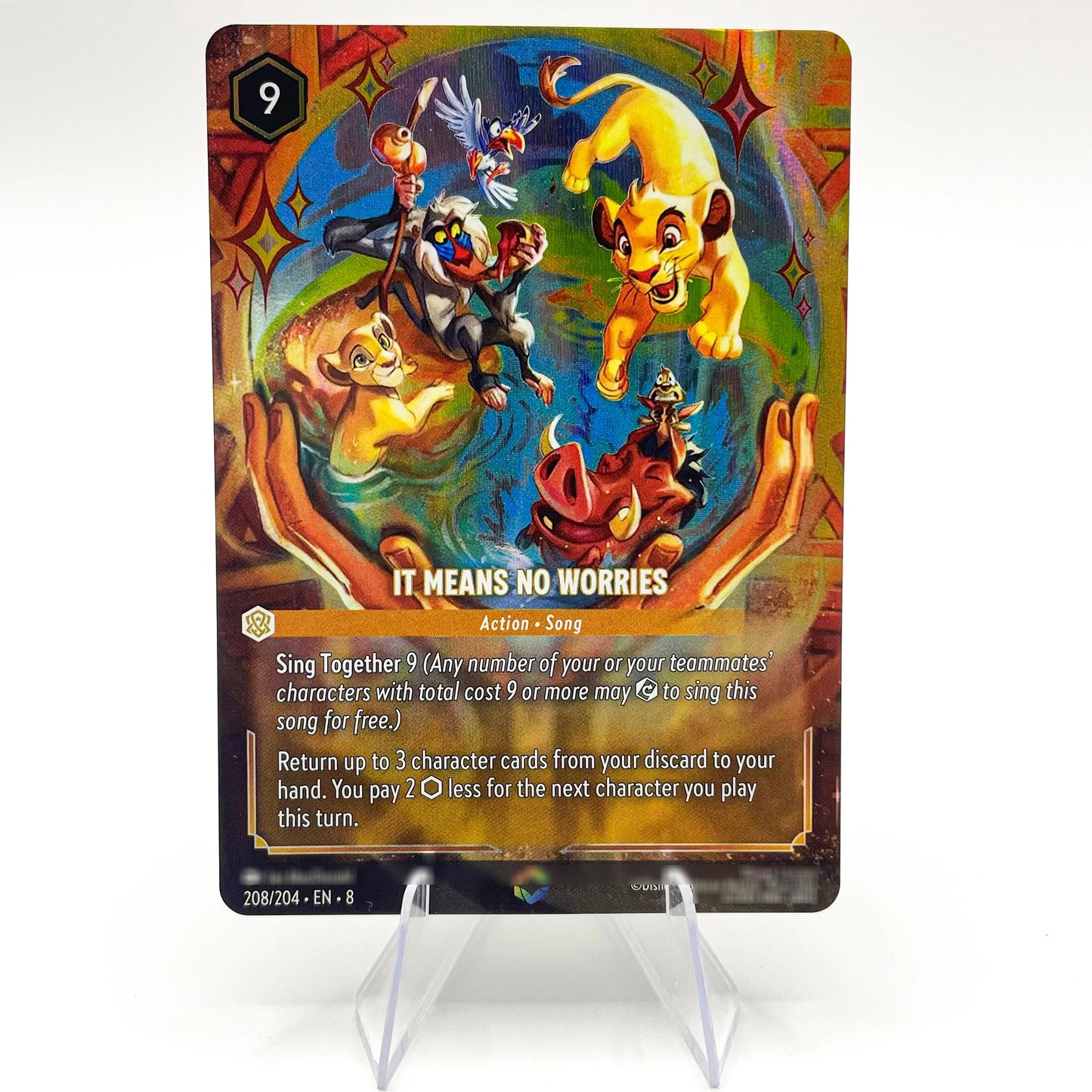 Lorcana Proxy Chapter 8 – Enchanted Foil TCG Card Set | Mushu, Perdita, Bambi, Lilo, Jasmine, Kuzco | English Edition 208-EN-8