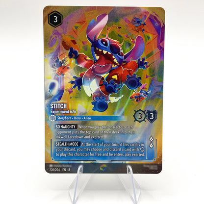 Lorcana Proxy Chapter 8 – Enchanted Foil TCG Card Set | Mushu, Perdita, Bambi, Lilo, Jasmine, Kuzco | English Edition 220-EN-8