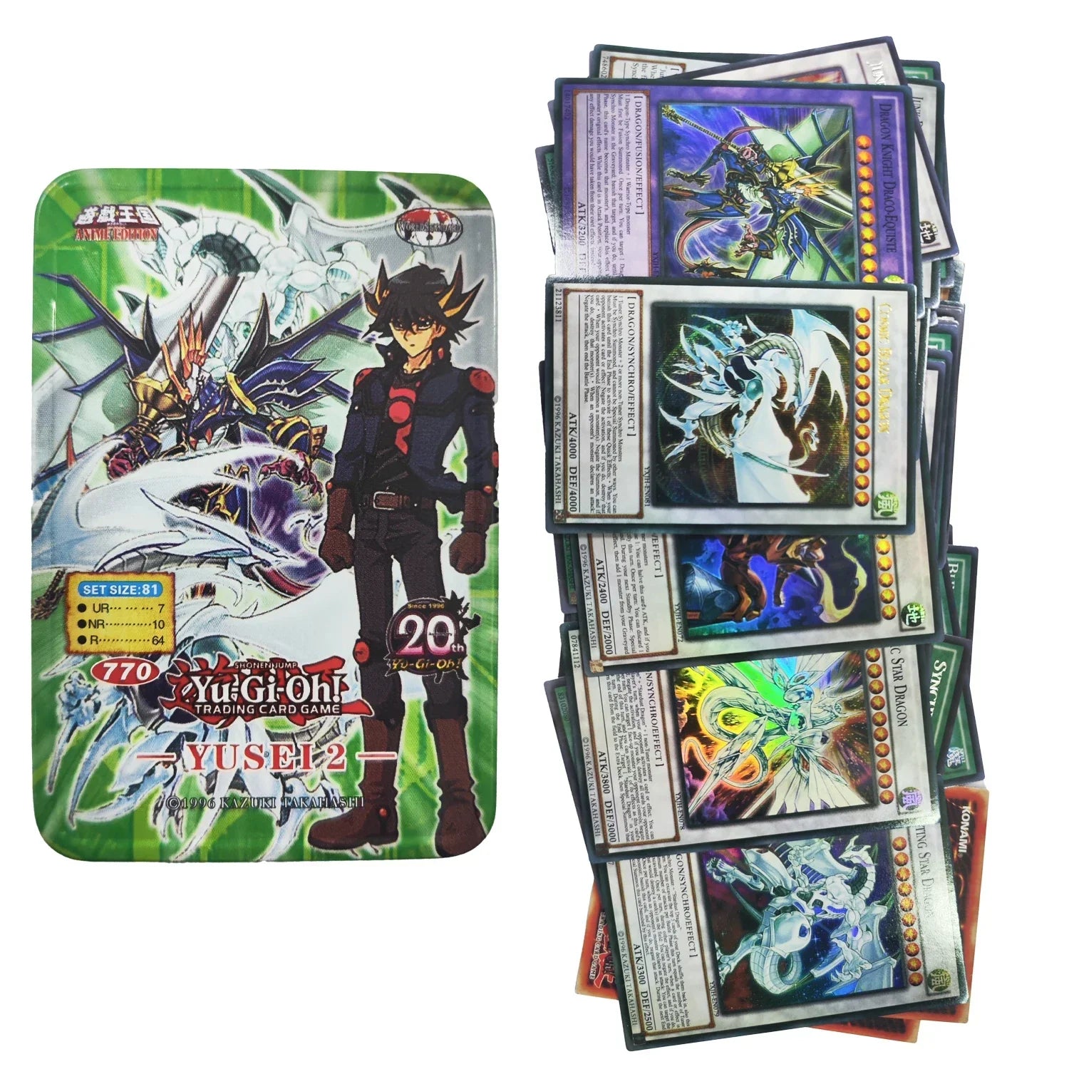 Yu-Gi-Oh! Exodia Pack – English Holographic Duel Card Set with Golden White Dragon & Tin Box | Collector’s Edition