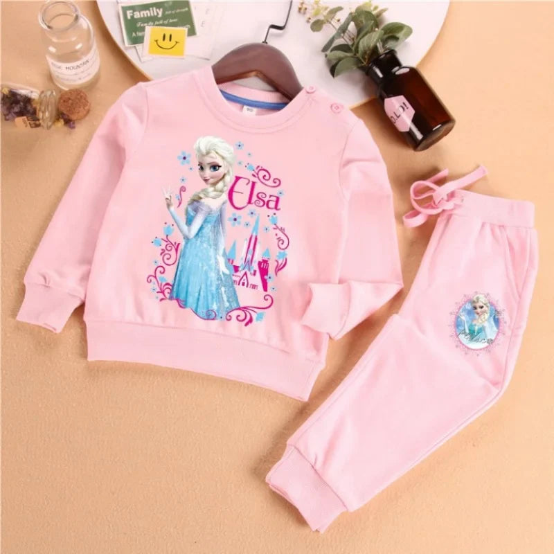 Girls Elsa Top & Trousers Set (Age 3-8 YRS)
