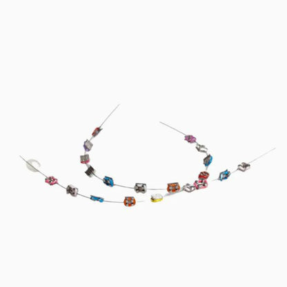 Labubu Doll Steel Teeth Colorful Braces Accessories