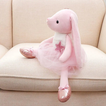 Plush Long Eared Ballerina Stuffed Toy - 35-39cm