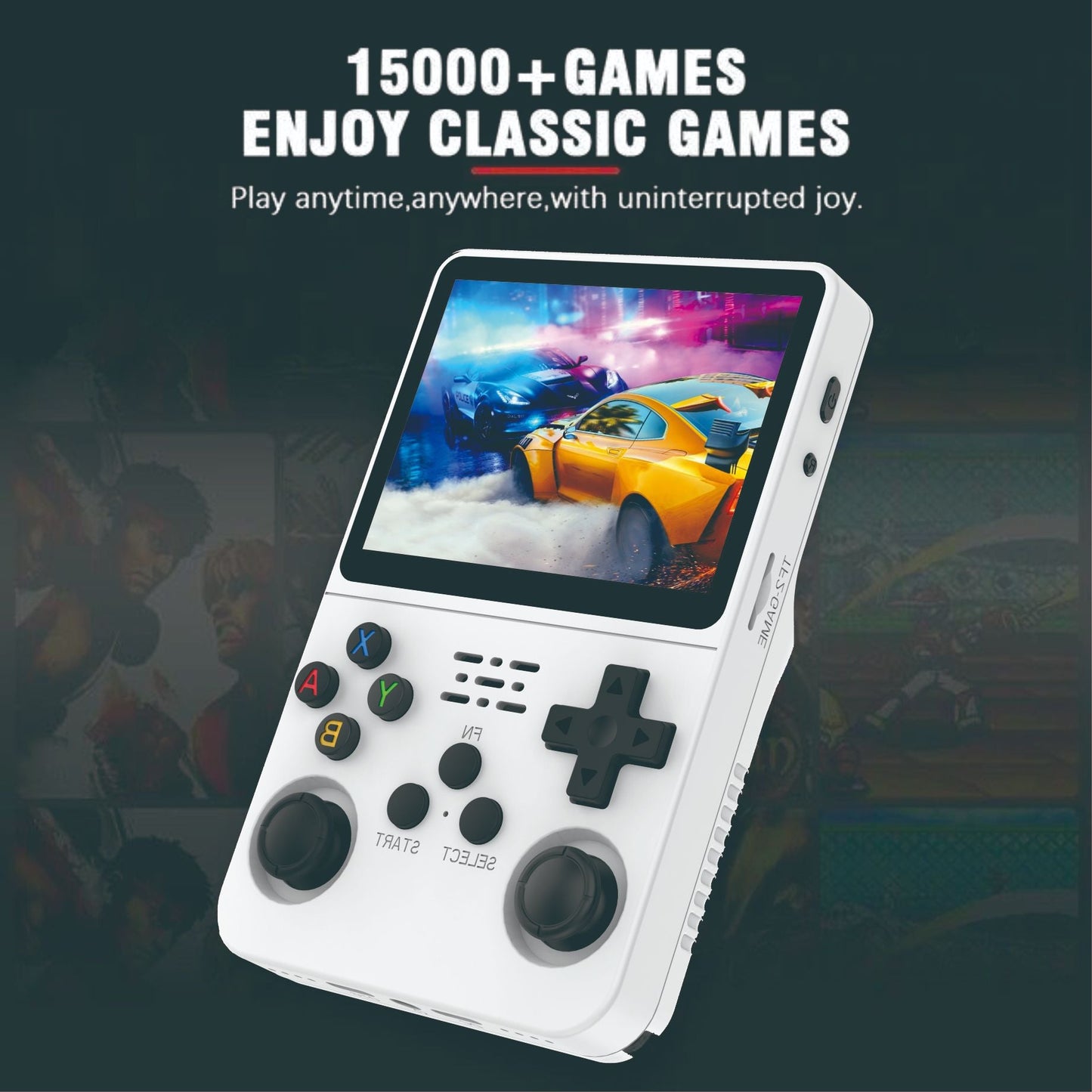 Retro R36S Handheld Video Game Console – 3.5” IPS Screen | 128GB Pocket Player with 10,000+ Preloaded Games | Linux System