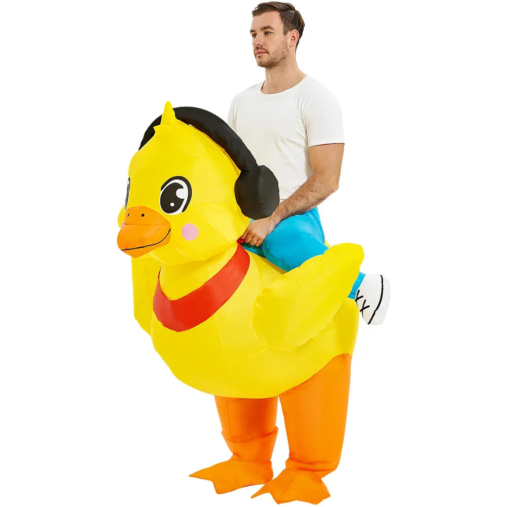 Adult Chicken Inflatable Rooster Costume Animal Flamingo Costume