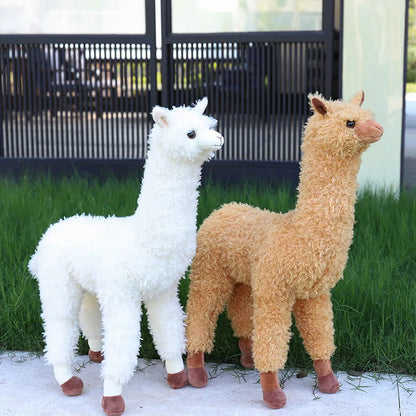 Large Alpaca Plush Stuffed Doll Llama Toy - 38-80CM