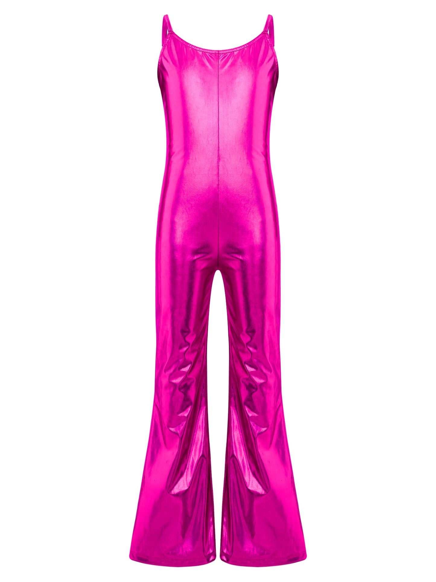 Girls Metallic Gymnastic Jumpsuit (Age 4-16YRS)