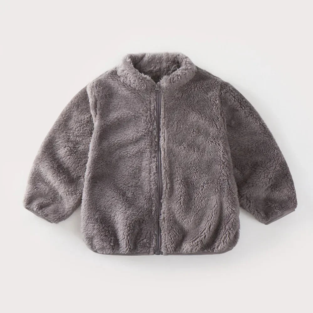 Girls Fleece Jackets Coat (Age 6M-5YRS) F22554GR