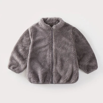 Girls Fleece Jackets Coat (Age 6M-5YRS) F22554GR