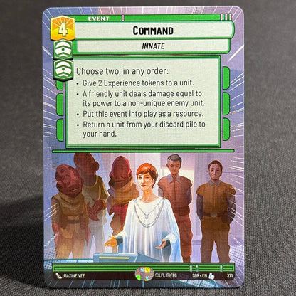 Star Wars Unlimited Proxy Card Set – Red Command Series | Boba Fett, Bodhi Rook, DJ Tech, Aggression & Barrage | Casual Play & Display Command(371)