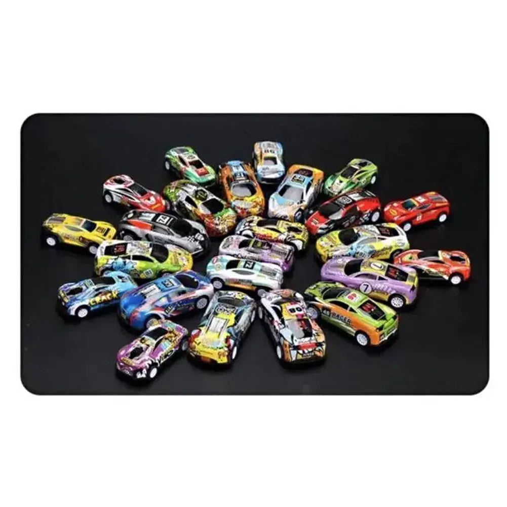 50/30/20Pcs Mini Alloy Car Model Set with Storage Box