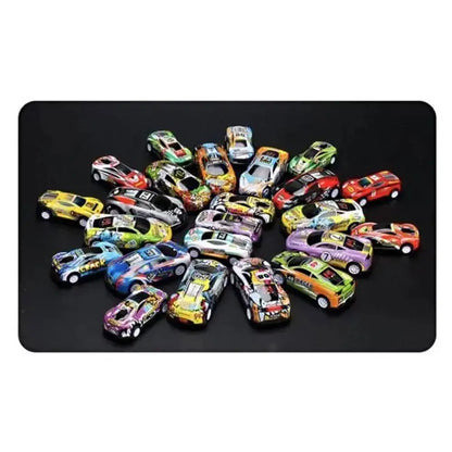 50/30/20Pcs Mini Alloy Car Model Set with Storage Box