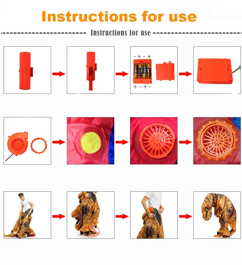 Adult Chicken Inflatable Rooster Costume Animal Flamingo Costume