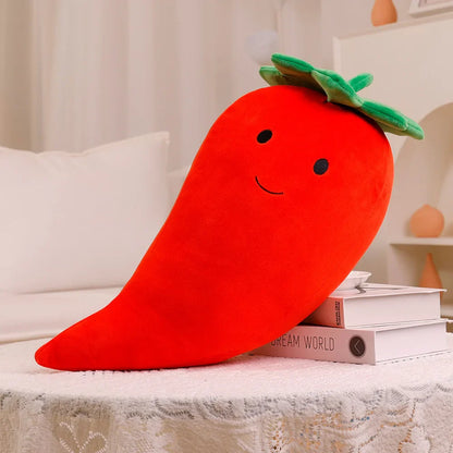Plush Fruit Orange Apple Kiwi Watermelon Stuffed Toy 35-50cm