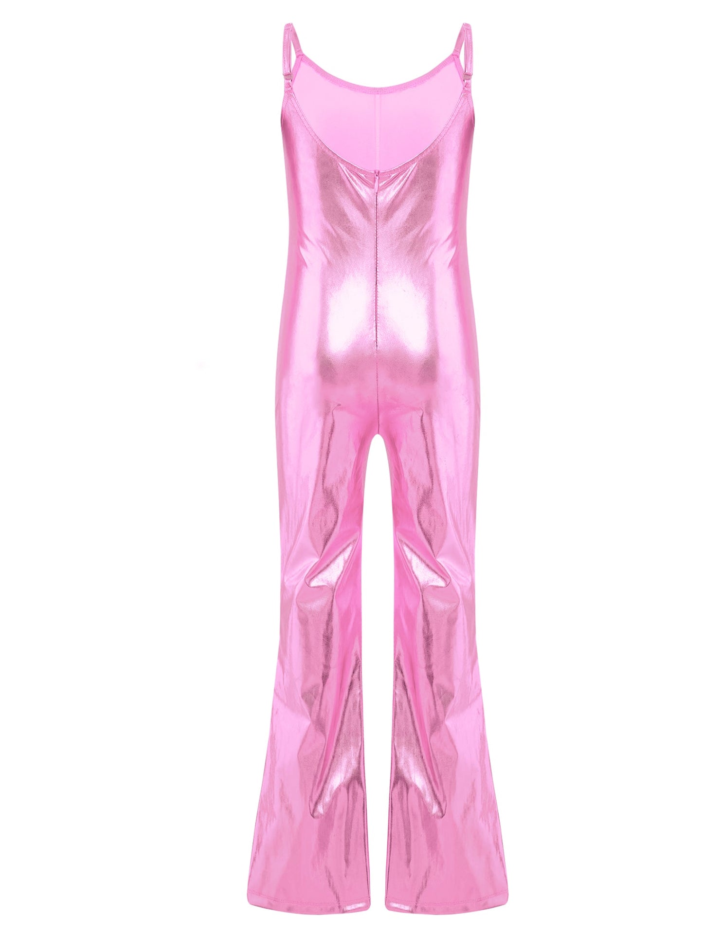 Girls Metallic Gymnastic Jumpsuit (Age 4-16YRS)