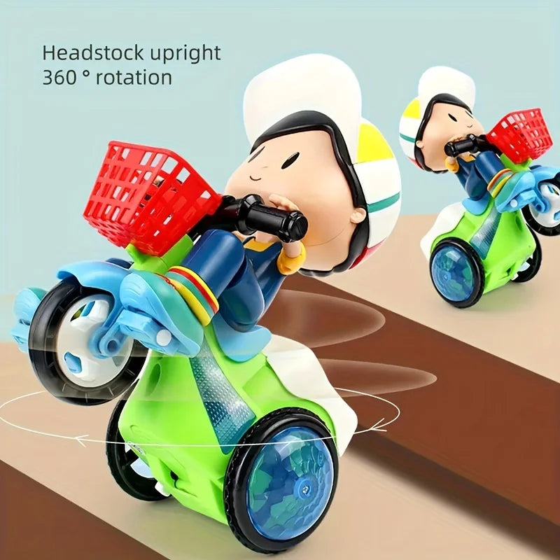 Robot Spinning Tricycle Light Up Toy