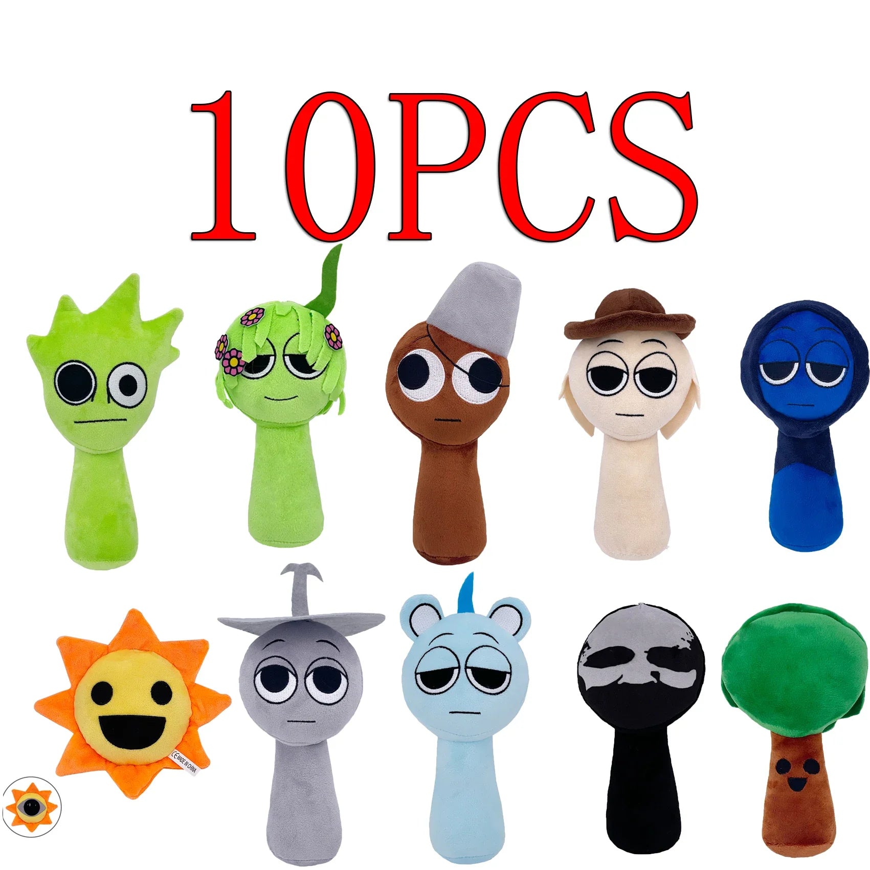 Plush Sprunki Incredibox Stuffed Toy - 20cm