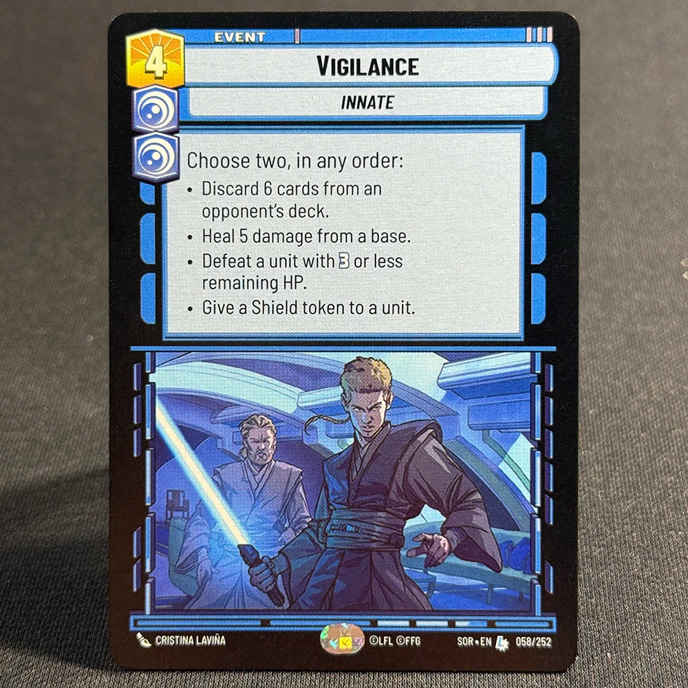 Star Wars Unlimited Proxy Card Set – Red Command Series | Boba Fett, Bodhi Rook, DJ Tech, Aggression & Barrage | Casual Play & Display Vigilance(058)