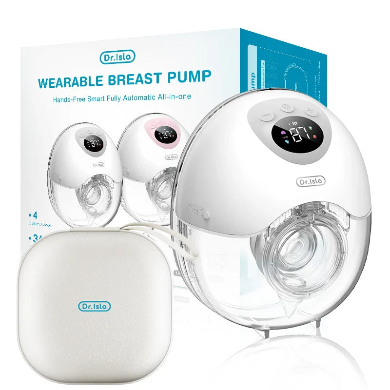 Dr. Isla Wearable Breast Pump Hands Free Electrical White